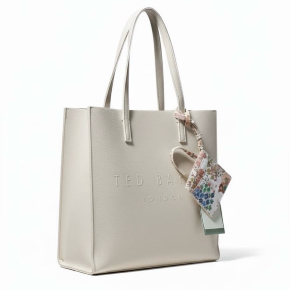 NEW! TED BAKER London Icon Tote Handbag Floral Purse Charm Card Holder